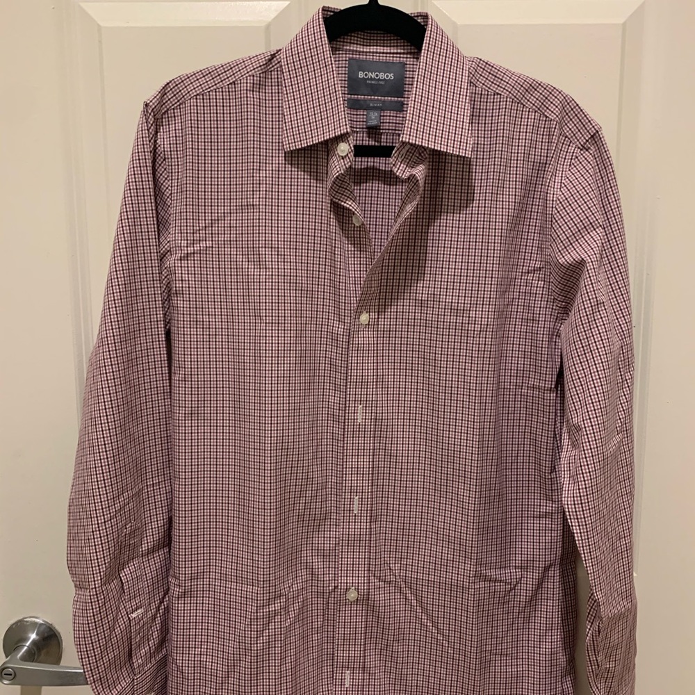 Bonobos Slim Fit Checkered Button Down Shirt